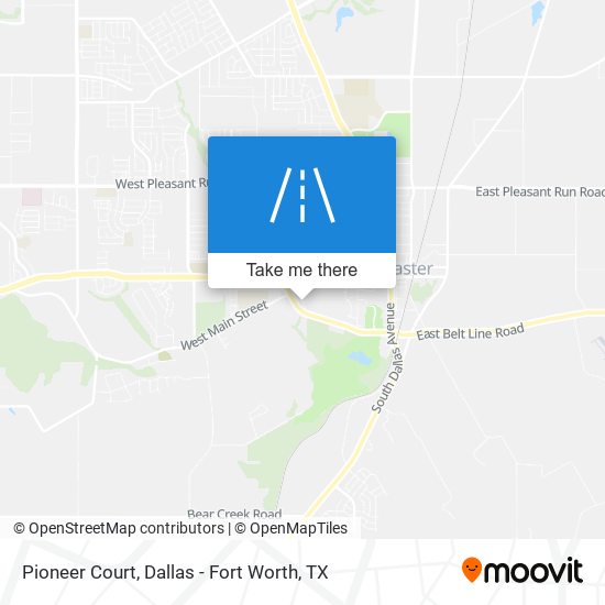 Pioneer Court map