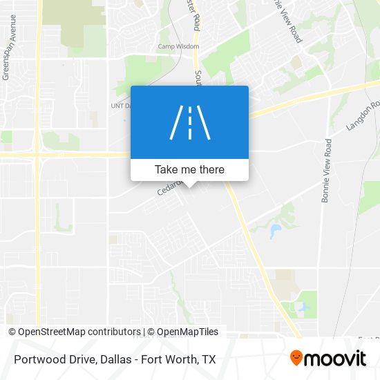 Portwood Drive map