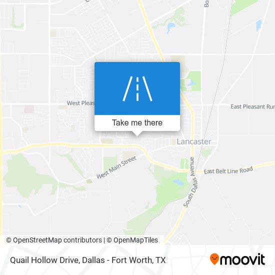 Quail Hollow Drive map
