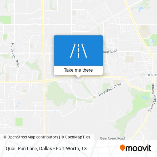 Mapa de Quail Run Lane