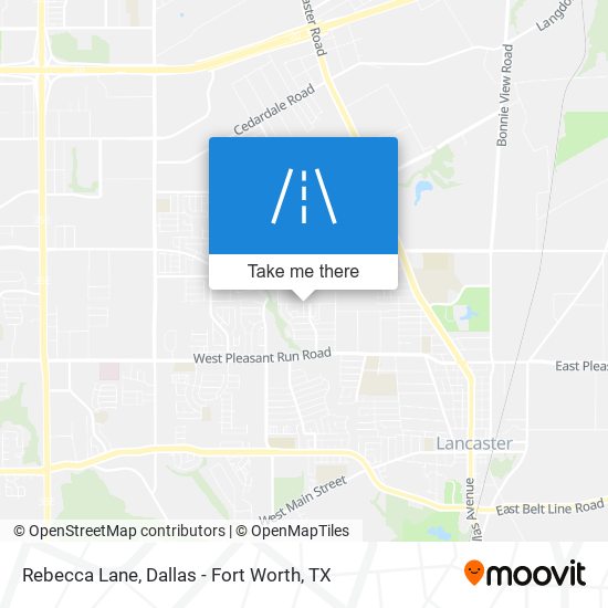Mapa de Rebecca Lane