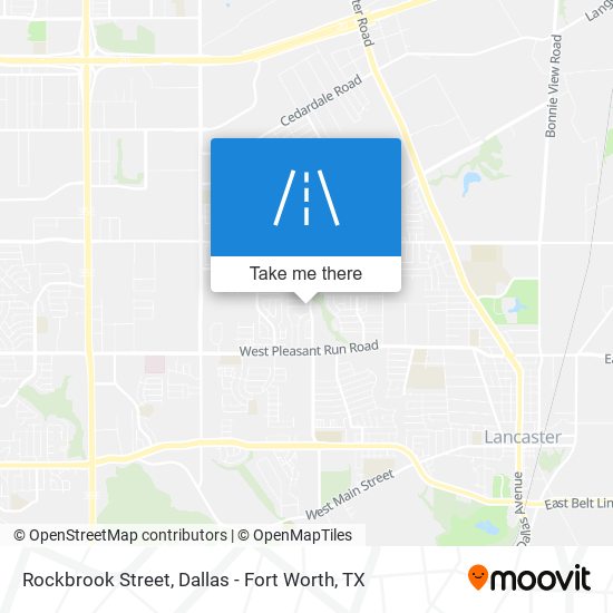 Rockbrook Street map