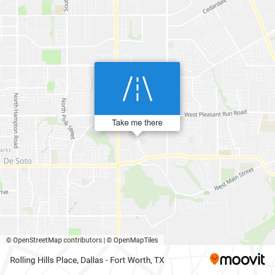 Rolling Hills Place map