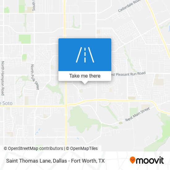 Saint Thomas Lane map
