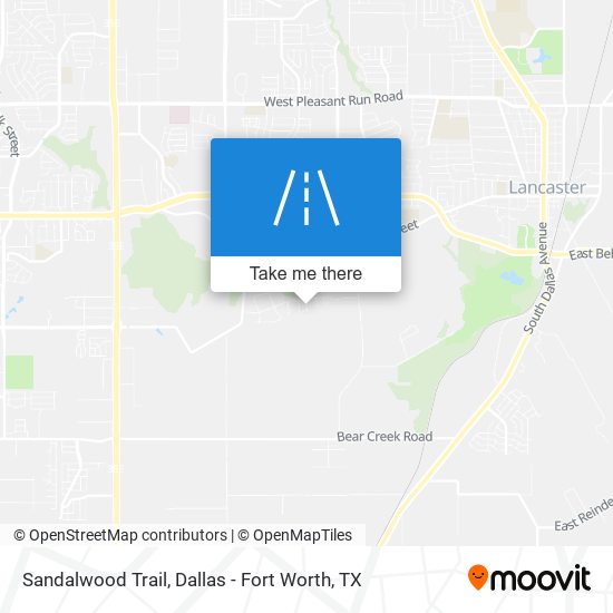 Sandalwood Trail map