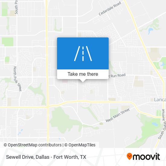 Sewell Drive map