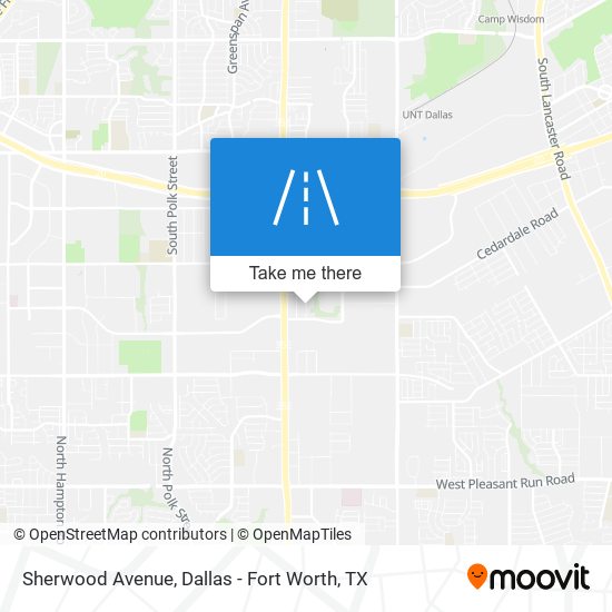 Sherwood Avenue map