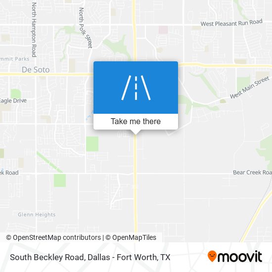 South Beckley Road map