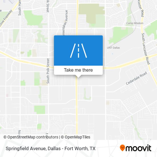 Springfield Avenue map