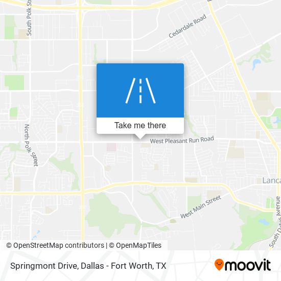 Springmont Drive map