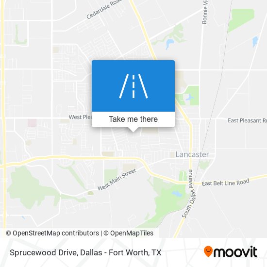 Sprucewood Drive map