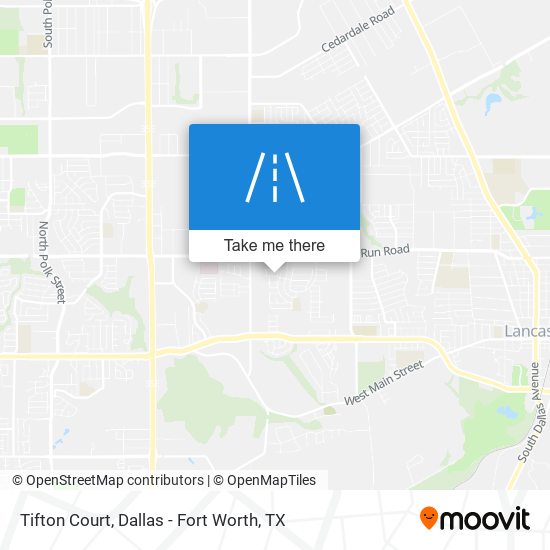 Tifton Court map