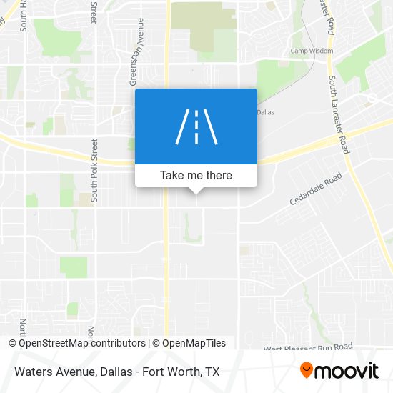 Mapa de Waters Avenue