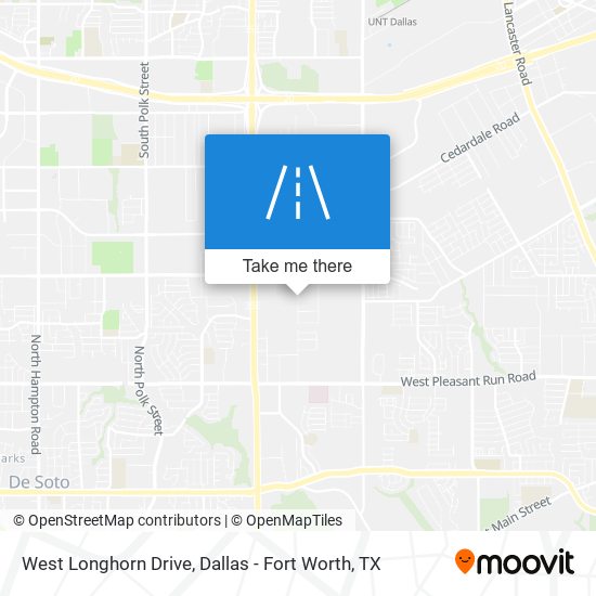 Mapa de West Longhorn Drive