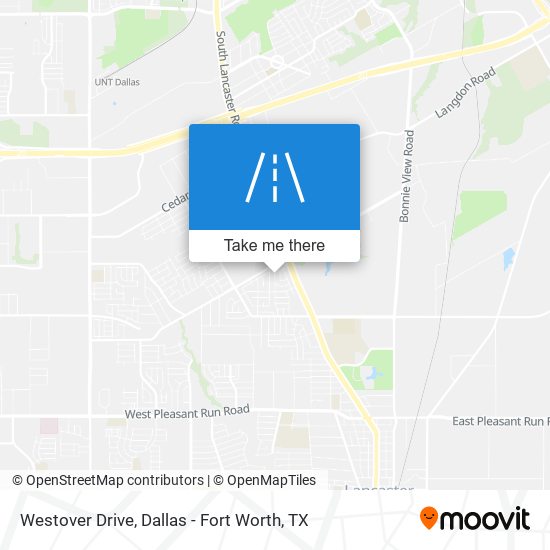 Westover Drive map