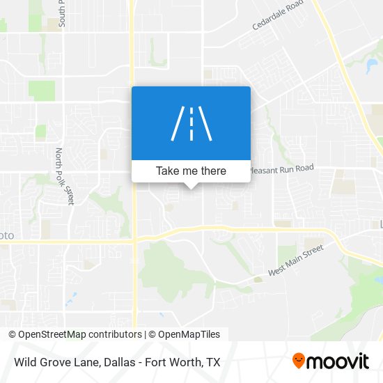 Wild Grove Lane map