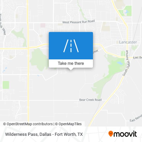 Mapa de Wilderness Pass