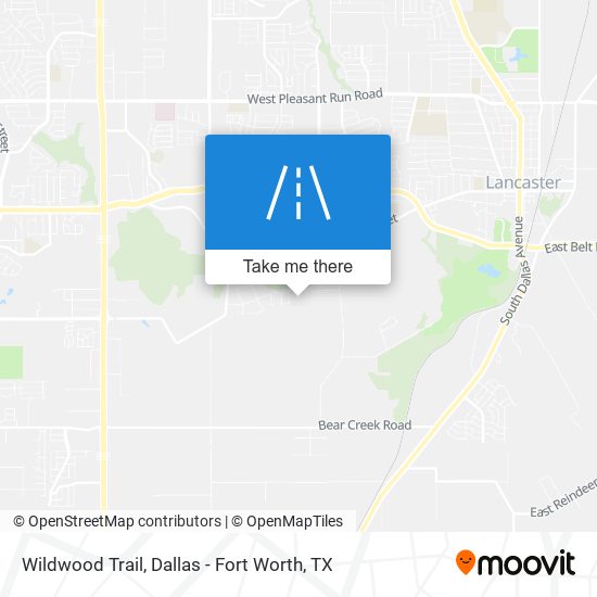 Wildwood Trail map