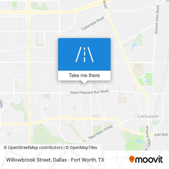 Willowbrook Street map