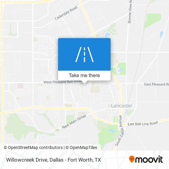 Willowcreek Drive map