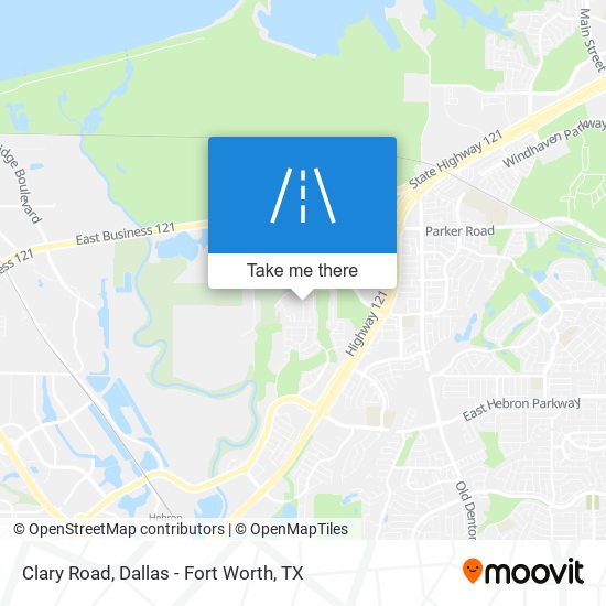 Mapa de Clary Road