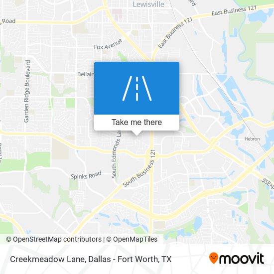 Creekmeadow Lane map