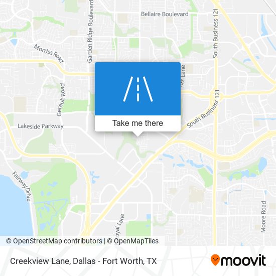 Creekview Lane map
