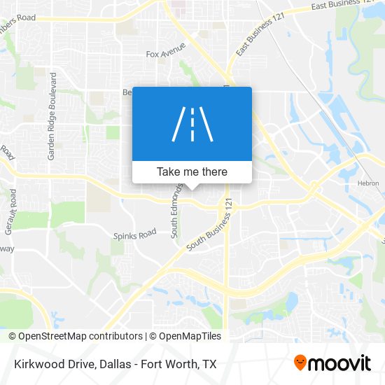 Kirkwood Drive map