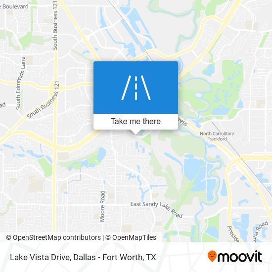 Lake Vista Drive map