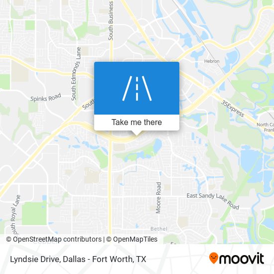 Mapa de Lyndsie Drive