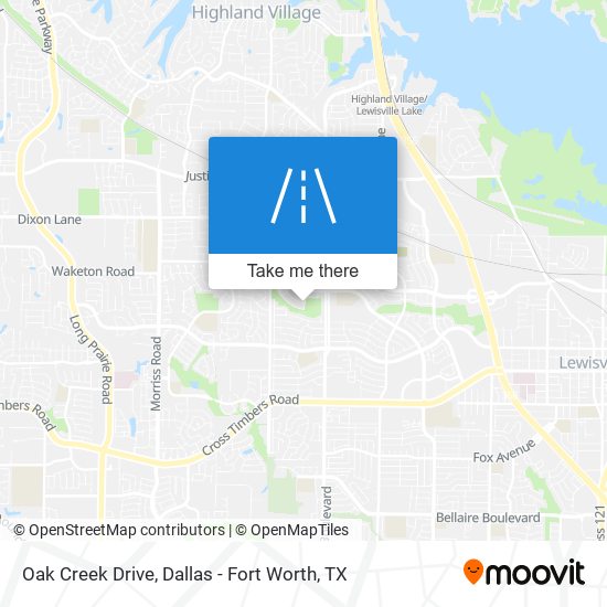 Oak Creek Drive map