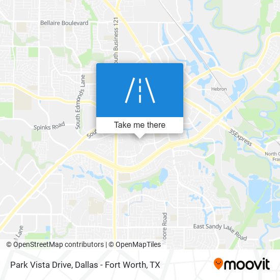 Park Vista Drive map