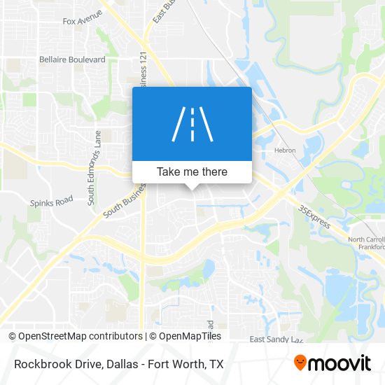 Mapa de Rockbrook Drive