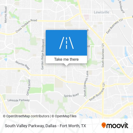 Mapa de South Valley Parkway