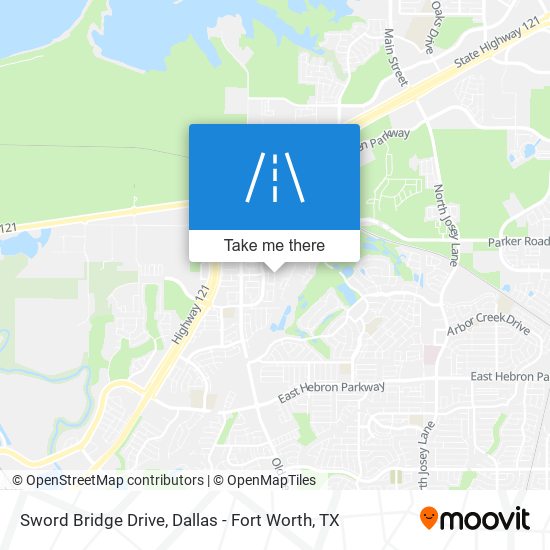 Sword Bridge Drive map
