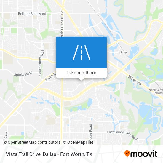 Vista Trail Drive map