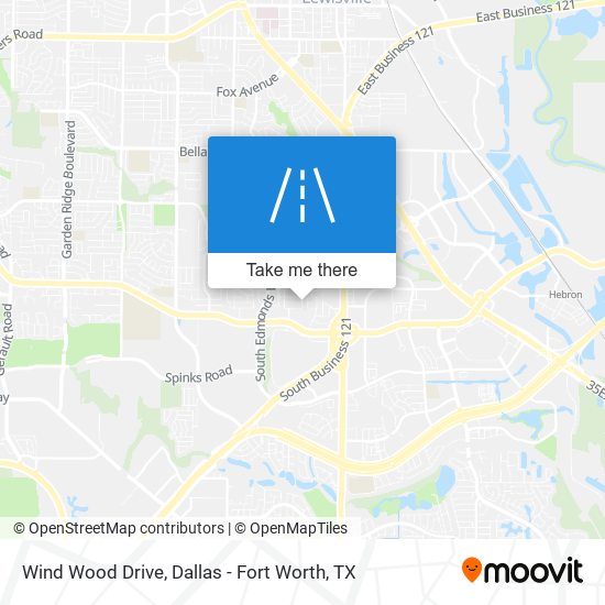 Wind Wood Drive map