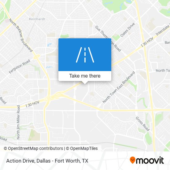 Action Drive map