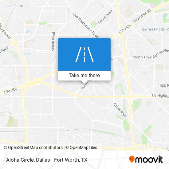 Aloha Circle map