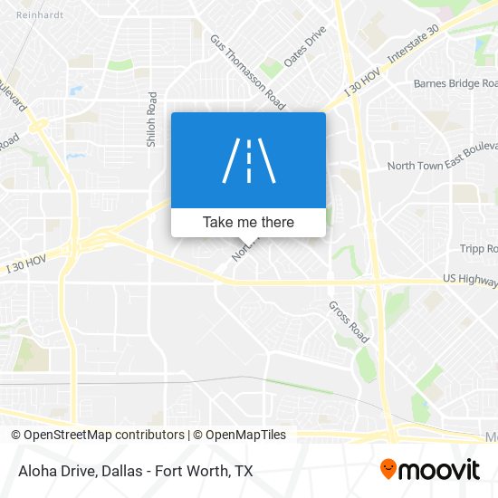 Aloha Drive map