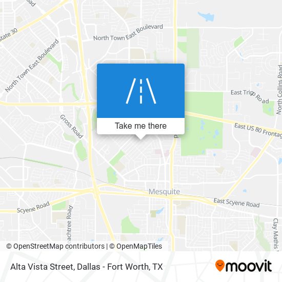 Alta Vista Street map