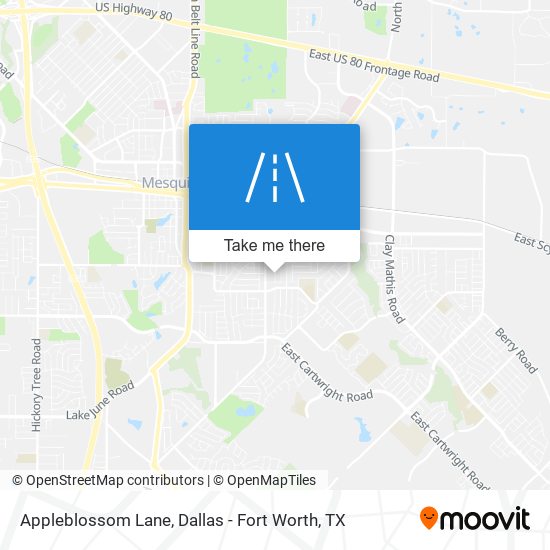 Appleblossom Lane map