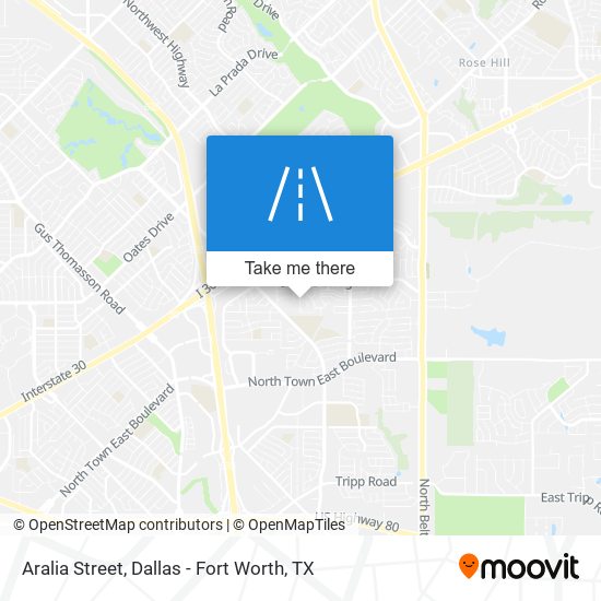 Mapa de Aralia Street