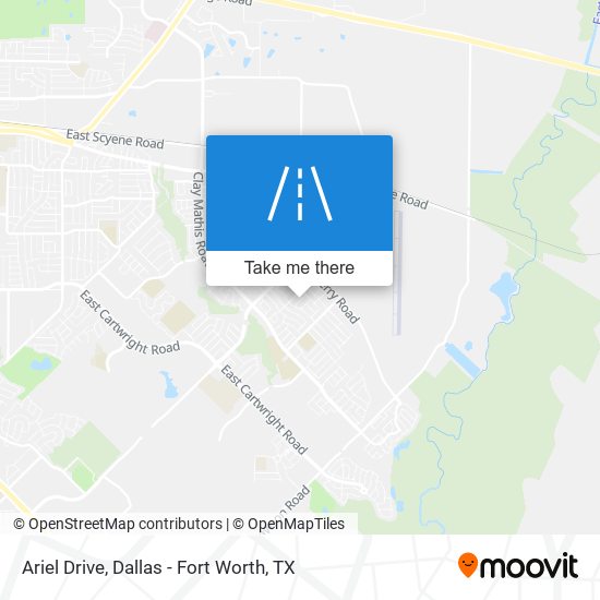 Ariel Drive map