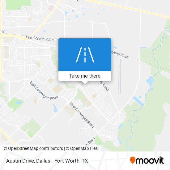 Austin Drive map