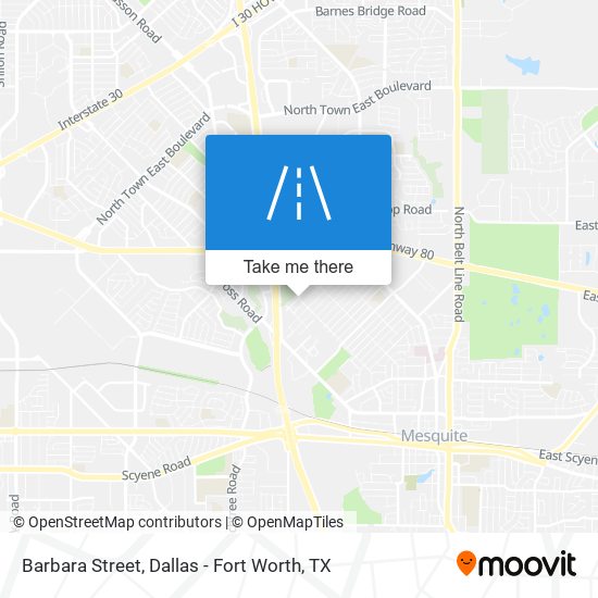 Barbara Street map
