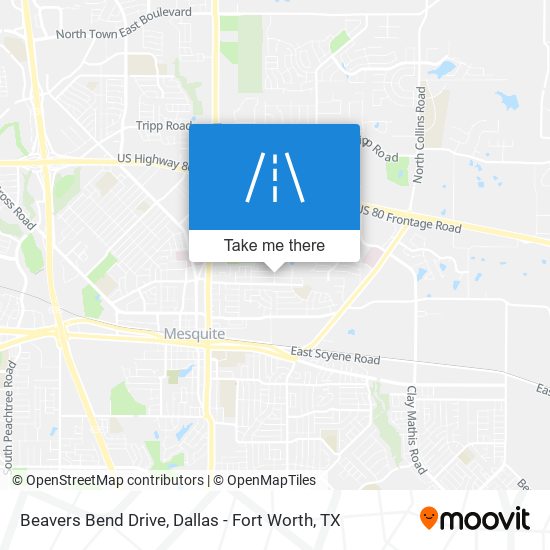Beavers Bend Drive map
