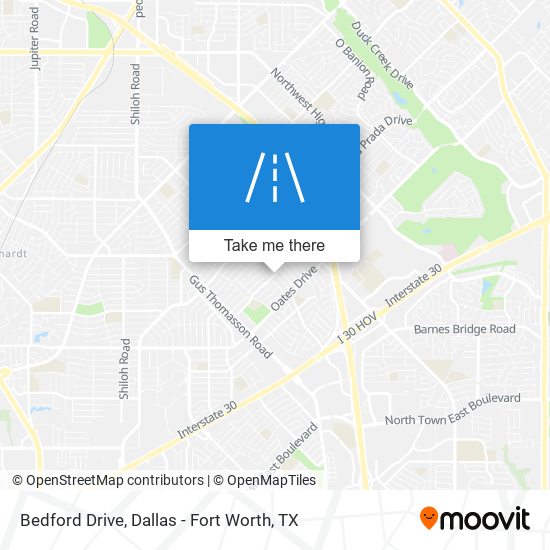Mapa de Bedford Drive