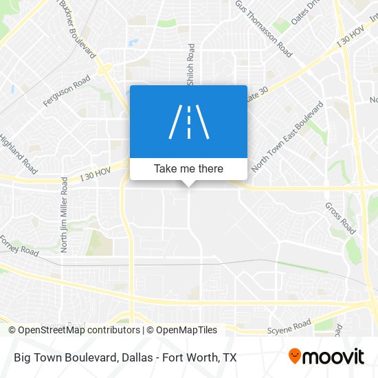 Mapa de Big Town Boulevard