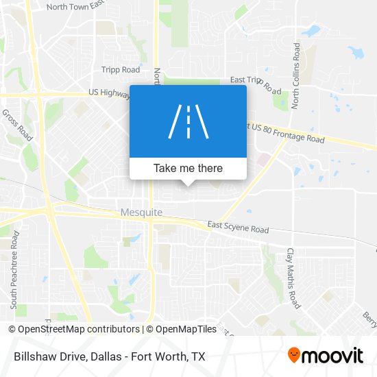 Mapa de Billshaw Drive